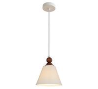 WLBHWL Lámpara Colgante Moderna De Cerámica - Lámpara Colgante Pequeña De Porcelana Blanca Con Acabado De Madera Maciza, Luminaria De Techo Para Cocina, Comedor, Pasillo, Entrada