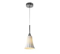 WLBHWL Lámpara Colgante Pequeña De Cerámica Color Leche, Lámpara De Techo Moderna De Cerámica Blanca De Mediados De Siglo, Luminaria Colgante Vintage Para Dormitorio, Comedor, Pasillo, Isla De Cocina.