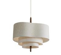 WLBHWL Lámpara De Araña De 45 Cm Y 3 Luces, Moderna Lámpara Colgante Grande con Pantalla De Tela Irregular, Lámpara De Techo para Comedor, Sala De Estar, Vestíbulo, Cocina, Entrada, Altura Ajustable.