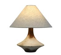 WLBHWL Lámpara De Mesa De Cerámica, Iluminación De Mesita De Noche Rústica Con Pantalla De Lino Beige, Lámparas De Noche Vintage Para Sala De Estar, Comedor, Dormitorio, Oficina, Mesita De Noche