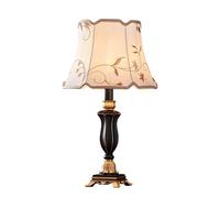 WLBHWL Lámpara De Mesa Rústica De 54 Cm, Estilo Americano, Con Pantalla De Tela Estampada, Moderna Lámpara De Noche Para Dormitorio Y Sala De Estar (bombilla No Incluida).