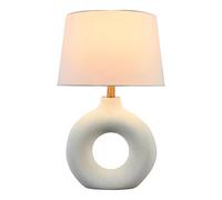 WLBHWL Lámparas De Noche De Cerámica Minimalistas Modernas De 52 Cm, Estilo Rústico De Granja, Para Dormitorio, Sala De Estar, Comedor Y Oficina. Con Pantalla De Lino, Ideal Para Mamás Y Mujeres