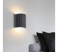WLBHWL Mini Lámpara De Pared Contemporánea, Diseño Minimalista De Medio Cilindro, Lámpara Montada En La Pared, Aplique De Pared De Resina para Sala De Estar, Dormitorio, Escalera, Pasillo