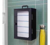 WLCGYD Armario Almacenamiento teléfonos móviles Caja De Seguridad para Teléfono Celular con Cerraduras Combinadas, Paquete De 1, 2 Y 3, con 48 Ranuras(B,3pc)