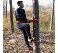 WLCGYD crampones de árboles Kit para Trepar Árboles, Equipo para Trepar Palmeras, Herramientas Ajustables para Trepar Árboles Y Rocas, Pata De Poste De Madera para Electricista.(400mm/15.7'')