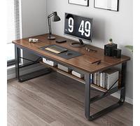 WLCNYL Escritorio, Escritorio de computadora con Soporte de Monitor Grande, PC de Oficina en casa, estación de Trabajo portátil, Escritorio de computadora para Juegos, Mesa de computadora para Esta