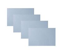 WLCNYL Mantel Individual Rectangular de PU Antideslizante, Posavasos para Vino, Sopa, Ensalada, Vino, Restaurante, 45 x 30 cm (Azul)