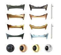 WLDDFF 4 Pares de adaptadores para Google Pixel Watch 3 de 45 mm, conexión de Acero Inoxidable, Compatible con Conector de Correa de Reloj