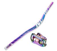 WLDOCA Manillar de Bicicleta aleación de Aluminio Colorido Arco Iris MTB Manillar Am XC DH Racing Rise Manillar 31,8mm * 780mm,A1,780MM