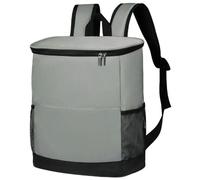 WLDOCA Mochila Termica Porta Alimentos, Bolsa Comida Trabajo, Mochila Nevera Isotermica, Nevera Portatil para Camping, Playa, Oficina, Escuela,Gris