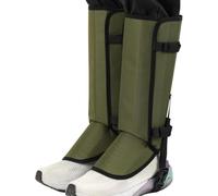 WLDOCA Polainas Anti-Serpientes para Cazadores, Resistentes para Hombres y Mujeres, protección contra mordeduras de Serpiente para la Parte Inferior de Las piernas, Polainas para Senderismo,Verde