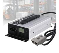 WLEJSL Cargador Baterías 1200 W, Cargador Carretillas Elevadoras Eléctricas de 24 V/36 V/48 V con Conector Anderson de 350 A; Cargador de Mantenimiento para Coches y Barcos Eléctricos,A1