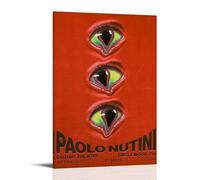 WLFUUNB Paolo Nutini Pop Singer - Póster de música retro con portada de álbum de música, arte de pared, pintura decorativa para dormitorio, póster de 40 x 60 cm, estilo marco