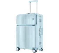WLGDBXF Maleta de Carcasa Dura para PC con Marco de Aluminio, Cubierta de Carrito giratoria de Viaje portátil, Equipaje de Mano con Cerradura Lateral incorporada