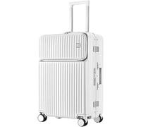 WLGDBXF Maletas de Carcasa Dura de PC ABS con Compartimento de Bolsillo, Cubierta de Carrito de Viaje portátil, Equipaje con Ruedas giratorias y Cerradura TSA