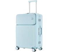 WLGDBXF Maletas de Carcasa Dura de PC ABS con Compartimento de Bolsillo, Cubierta de Carrito de Viaje portátil, Equipaje con Ruedas giratorias y Cerradura TSA