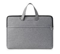 WLH Alexanders 16-Inch Laptop Bag Scratch Resistant Fabric Dual Sturdy Handles, Compatible with 15.6 Inch Laptops and Below(Grey)