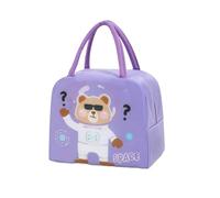 WLH Alexanders Bolsa termica 2PCS Insulated Lunch Bags Bento Bags Small Cooler Bags Waterproof For Work School Animal Series loncheras(Color10)