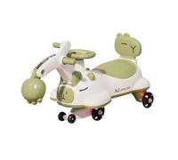 WLH Alexanders Coches de Juguete Bicicleta de Equilibrio con Excavadora y Brazo articulado for niños de 3 a 6 años, Ideal for Interiores y Exteriores Bicicleta con Ruedas(Groen,with Digging Arm)