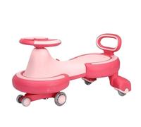 WLH Alexanders Coches de Juguete Coche de Juguete con Luces LED Intermitentes, Universal, sin Marchas ni Pedales, Ideal for niños y niñas. Bicicleta con Ruedas(Rose)