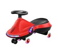 WLH Alexanders Coches de Juguete Coche de Juguete con Ruedas LED, sin Marchas ni Pedales, Ideal for niños y niñas. Bicicleta con Ruedas(Rot)