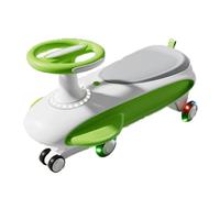 WLH Alexanders Coches de Juguete Coche de Juguete for Montar con música, luz, Columpio, antivuelco, for niños de 3 años en adelante, en Interiores y Exteriores Bicicleta con Ruedas(Groen)