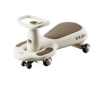 WLH Alexanders Coches de Juguete Coche de Juguete for niños con Ruedas silenciosas, Luces y música, antivuelco, for Interiores y Exteriores. Bicicleta con Ruedas(Grey,1 UK)