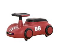 WLH Alexanders Coches de Juguete Coche de Juguete for niños pequeños, con música, luz y Espacio de Almacenamiento Debajo del Asiento. Bicicleta con Ruedas(Rot)