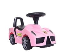 WLH Alexanders Coches de Juguete Cochecito de Juguete for niños pequeños con música, Luces Delanteras y Espacio de Almacenamiento. Bicicleta con Ruedas(Rose)