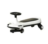 WLH Alexanders Coches de Juguete Columpio Wiggle Car for niños Que viajan en Scooter for Edades de 3 años en adelante Juego de Juguetes con Ruedas Intermitentes Bicicleta con Ruedas(Noir)