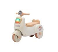 WLH Alexanders Coches de Juguete Juguete móvil de Motocicleta con Luces y música Coche de Juguetes for niños de 1 a 4 años Coche de Triciclo con Dibujos Animados a Juego. Bicicleta con Ruedas(Weiß)