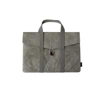 WLH Alexanders DuPont Paper A4 File Folder Document Holder 2 Pockets Portfolio Envelope Folder Case Storage With Waterproof 14inch(Grey)