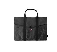 WLH Alexanders DuPont Paper A4 File Folder Document Holder 2 Pockets Portfolio Envelope Folder Case Storage With Waterproof 14inch(Noir)