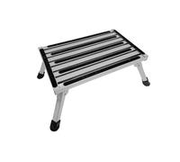 WLH Alexanders Escalon Taburete Plegable de Aluminio con Patas de Goma Antideslizantes, Escalera de Mano portátil y Plegable for caravanas, Camping y autocaravanas. banqueta