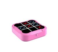 WLH Alexanders Juegos Consola de Rompecabezas portátil Tic TAC Toe Bolt for Memoria y educación, Juegos de Mesa portátiles de Viaje for niños y Adultos. ajedrez(Rose,Battery-Powered)