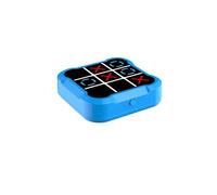 WLH Alexanders Juegos Consola de Rompecabezas portátil Tic TAC Toe Bolt for Memoria y educación, Juegos de Mesa portátiles de Viaje for niños y Adultos. ajedrez(BLU,Rechargeable)