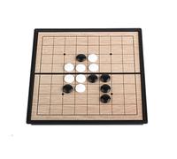 WLH Alexanders Juegos Juego de ajedrez magnético Go, Juego Gomoku portátil con Piedras de plástico convexas Individuales, Estrategia clásica China for niños y Adultos ajedrez(13 * 13 * 1.2cm)