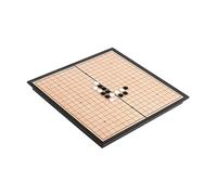 WLH Alexanders Juegos Juego de ajedrez magnético Go, Juego Gomoku portátil con Piedras de plástico convexas Individuales, Estrategia clásica China for niños y Adultos ajedrez(25 * 25 * 2cm)
