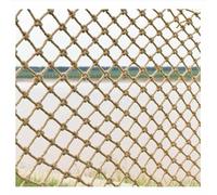 WLH Alexanders Red de Yute, Cuerda de cáñamo, protección de Seguridad for casa del árbol Infantil, Cuerda de Carga, Columpio Exterior Tipo Selva, diámetro 8 mm Red de Cuerda(3 * 9m)
