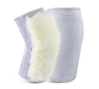 WLIHDB 1 par de rodilleras invierno para Rodilla | Piernas viejas y frías cálidas Otoño e invierno engrosadas for hombres y mujeres en bicicleta(XL 75-100kg)