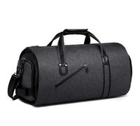 WLIHDB Bolsa De Equipaje PortáTil Bolsa Plegable for Hombre, Organizador de Trajes Gran Capacidad, Bolsa Viaje para Escapadas De Fin De Semana(Black 2)