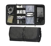 WLIHDB Bolsa Organizadora De Cables 2 organizadores electrónicos, Estuche de Accesorios, Bolsa Almacenamiento Digital portátil, Viaje for Cables, Transporte for Banco energía para Cable De Datos