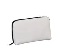 WLIHDB Bolsa Organizadora De Cables Bolsa de Almacenamiento portátil for Cables Datos, ratón, Auriculares, batería Externa, Organizador Accesorios Digitales para Cable De Datos(White)