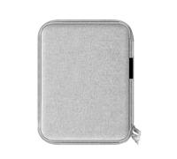 WLIHDB Bolsa Organizadora De Cables Caja organizadora de 2 Correas Reloj, Auriculares, Disco U, Estuche Almacenamiento for Cable Digital para Cable De Datos(Gray)