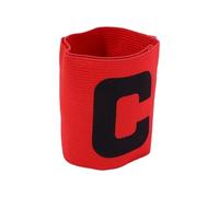 WLIHDB Brazalete De CapitáN 10 brazaletes elásticos y Flexibles for Entrenamiento de fútbol, Ideales for capitanes Equipo para FúTbol(Red)