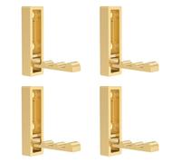 WLIHDB Gancho Oculto 4Pcs Foldable Invisible Hook Wall Mounted Clothes For Bathroom Kitchen Para Casa, Cocina Y BañO(Gold)