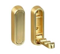 WLIHDB Gancho Oculto 5pcs Foldable Clothes Hooks, Used For Hanging Towels, Hats Para Casa, Cocina Y BañO(Gold)