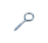 WLIHDB Ganchos De Rosca 10 piezas de lámpara luz for gabinete, planta, cortina, red alambre, perno ojo techo, tornillo en percha, cierre gancho copa OLC Para Casa(O shape blue zinc,Length 35mm)