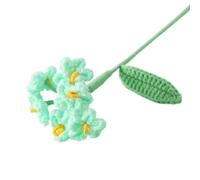 WLIHDB Ramo de Flores de Crochet 2 Piezas de Flores Ganchillo, Punto, Ramo graduación, Artificiales Tejidas a para Cumpleaños, Boda(Color2)