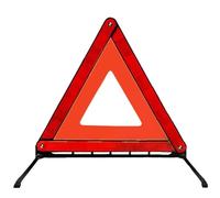 WLIHDB TriáNgulo De Advertencia 3 Piezas de trípode Reflectante Triangular, Advertencia avería Emergencia, Pegatina, señal Stop Plegable Seguridad, Accesorios for Coche para Coche